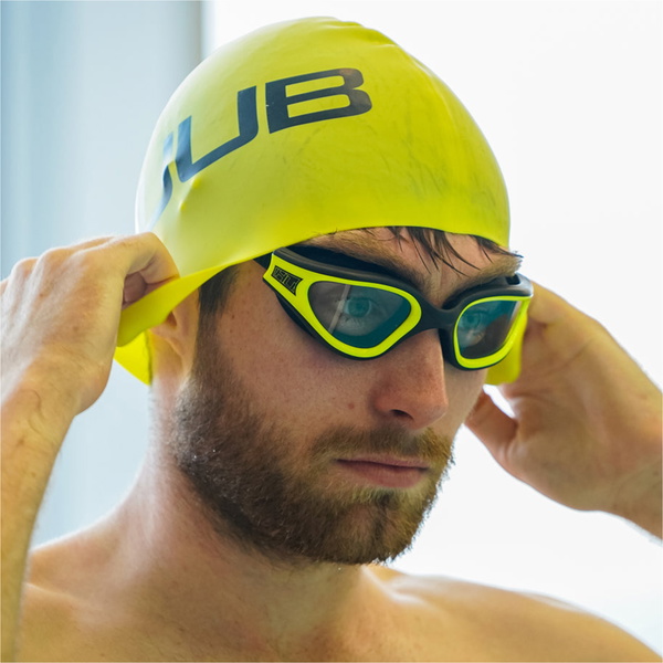 2026 Huub Gorro De Baño A2-vgcap - Amarillo Fluro